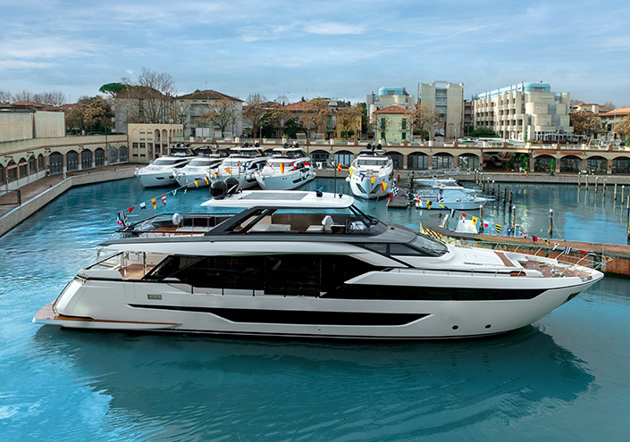 New Ferretti Yachts 940 launched.<br />
 