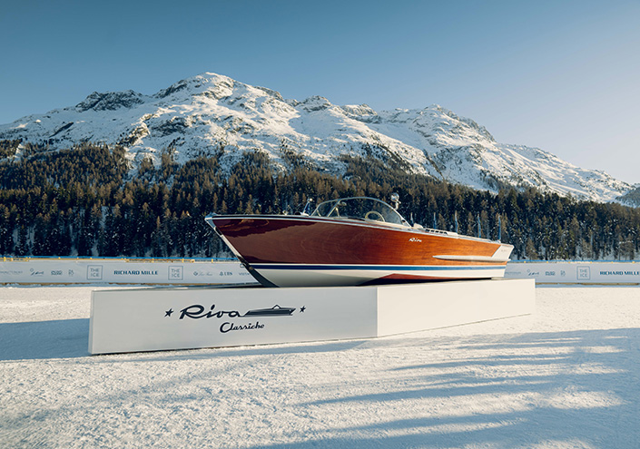 Riva Classiche at ‘The I.C.E. St. Moritz 2025’, the prestigious Concours of Elegance for classic and vintage cars.